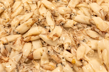 Fresh catch at the market: succulent, ocean-fresh fish, waiting to tantalize your taste buds. Dive...