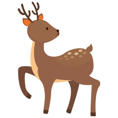 Brown Deer Illustration