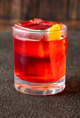 Glass of Negroni