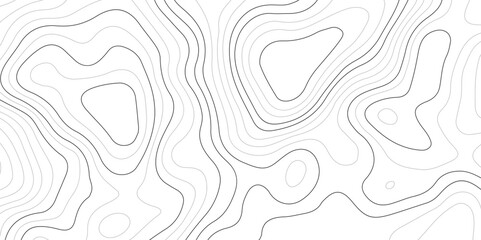 Fototapeta na wymiar Abstract topographic wavy curve line background. Topography map pattern, Geographic curved relief. Topographic lines background. Vector illustration.