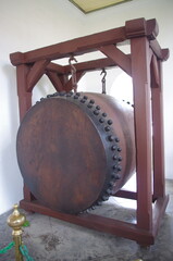 The large bedug or traditional drum at the Yogyakarta Palace mosque