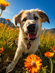 Anatolian Shepherd Dog - Happy Dogs in a Meadow on a Sunny Day