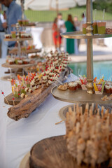 cake with flowers and candles