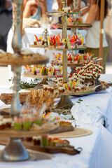 catering buffet table