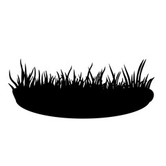 different shapes of grass vector