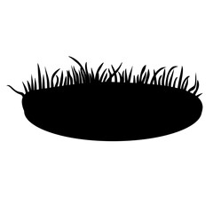 different shapes of grass vector