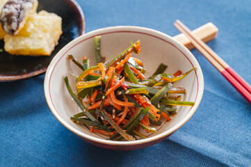 冬瓜の皮のきんぴら