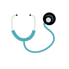 Vector stethoscope hand drawn