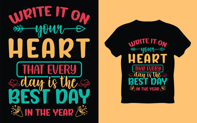 Vector happy new year t-shirt design