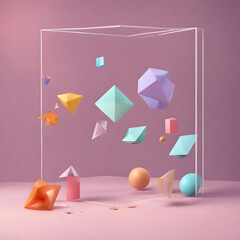 Abstract 3D Geometric Objects