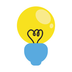 Lamp Bulb Vector Hand drawn