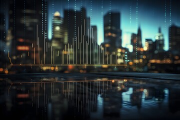 Obraz premium Stock Market Growth Four