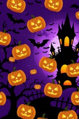 Fototapeta premium Halloween Themed Wallpaper/Background