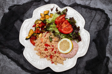 homemade burger grillet without bread