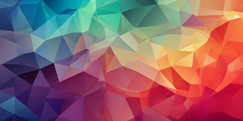 Fototapeta premium Abstract 2D geometric colorful background. 