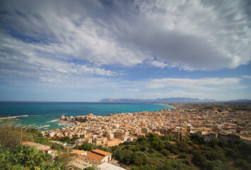 view of the city from the sea