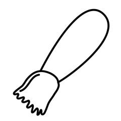 brush icon vector lines