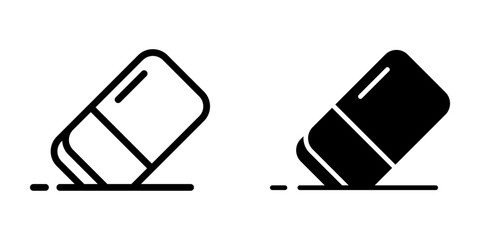 Eraser Icon. symbol for mobile concept and web design. vector illustration - obrazy, fototapety, plakaty
