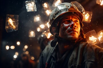 Miners found glowing diamonds in the mine