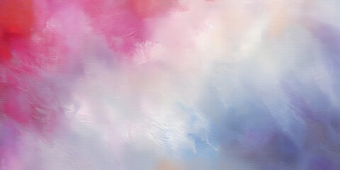 Fototapeta na wymiar pink purple abstract oil brush strokes texture painting. Colorful art grunge background for sky design. Multicolor bright pastel mix with stain, blot, bokeh on colorful canvas backdrop for mobile web.