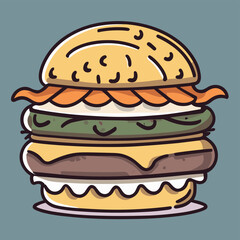 Burger Illustration