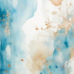 abstract watercolor background with watercolor - Generative AI