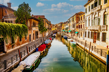 canal in venice - 670168863