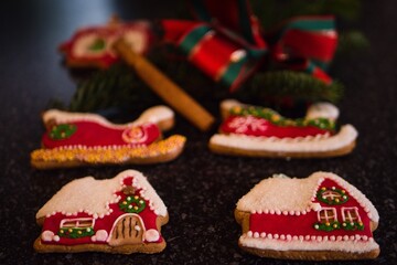 Handmade Christmas gingerbread cookies are a beautiful addition to every Christmas.