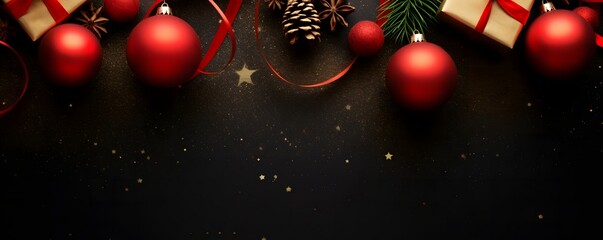 Christmas white background with christmas balls and decoration - 3d rendering.

