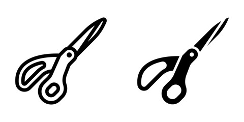 Scissors Icon. symbol for mobile concept and web design. vector illustration