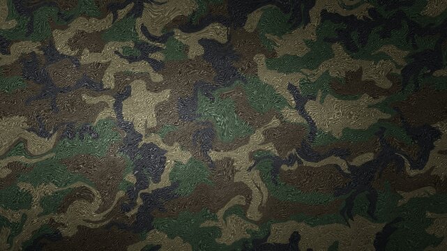 Illustration of an abstract background with a camouflage pattern