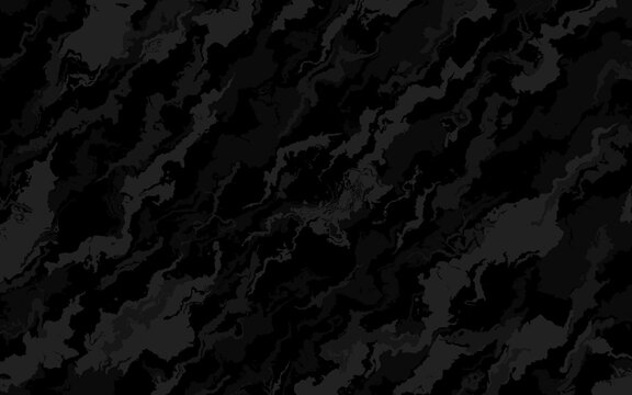 Illustration of an dark abstract background with a camouflage pattern