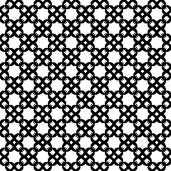 Black seamless abstract pattern. Overlay for background and backdrop. Ornamental design. PNG graphic illustration with transparent background.