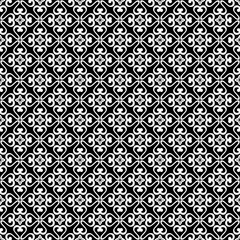 Black seamless abstract pattern. Overlay for background and backdrop. Ornamental design. PNG graphic illustration with transparent background.