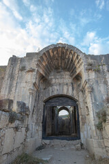 The Incirhan Caravanserai, which was built in the 13th century by the Seljuk ruler Giyasettin Keykubat, is located on the Antalya-Burdur road, 88 km north of Antalya. Bucak, Burdur - Turkey.