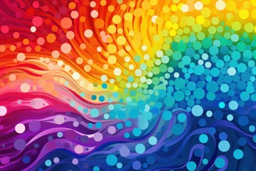 Foto op Canvas background in multi colors rainbow © Aksana