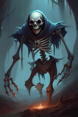 Halloween skeleton