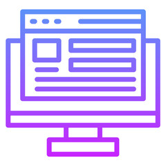 Website Concept Icon