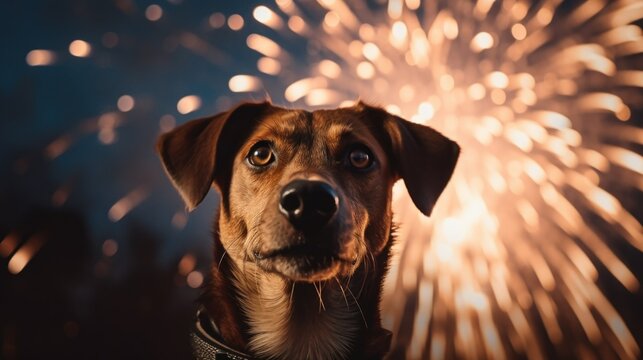 Dogs Scared of Fireworks. Tips For Dogs That Are Afraid Of Fireworks. Ways to Calm Dog During Fireworks