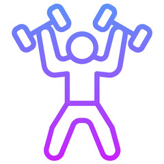 Weightlifter Icon