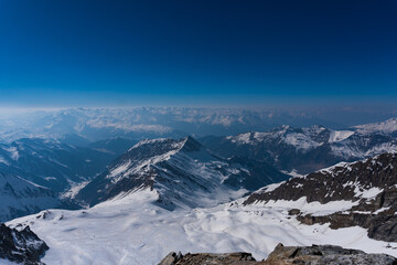 perfect view winter mountain