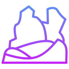 Desert Rocks Icon