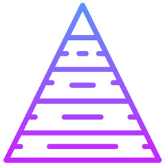 Pyramid Chart Icon