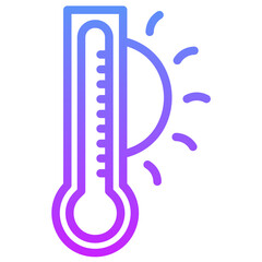 Hot Temperature Icon