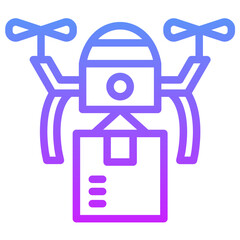 Drone Delivery Icon