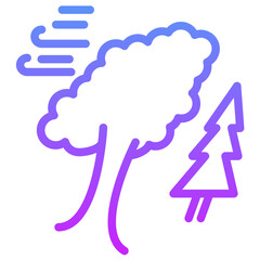 Wind Disaster Icon