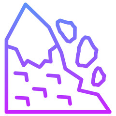 Snow Avalanche Icon