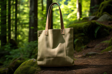 Unisex bag closeup, bag for everyday life and groceries