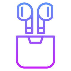 Wireless Earphones Icon