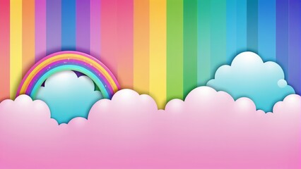 Rainbow themed background/wallpaper
